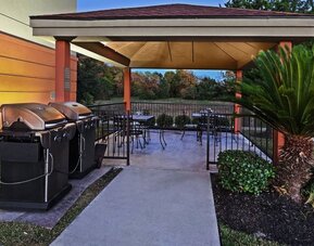 Barbeque at Candlewood Suites Pearland-Houston South.