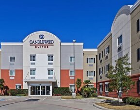 Hotel exterior at Candlewood Suites Pearland-Houston South.
