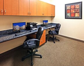 Business center at Candlewood Suites Pearland-Houston South.