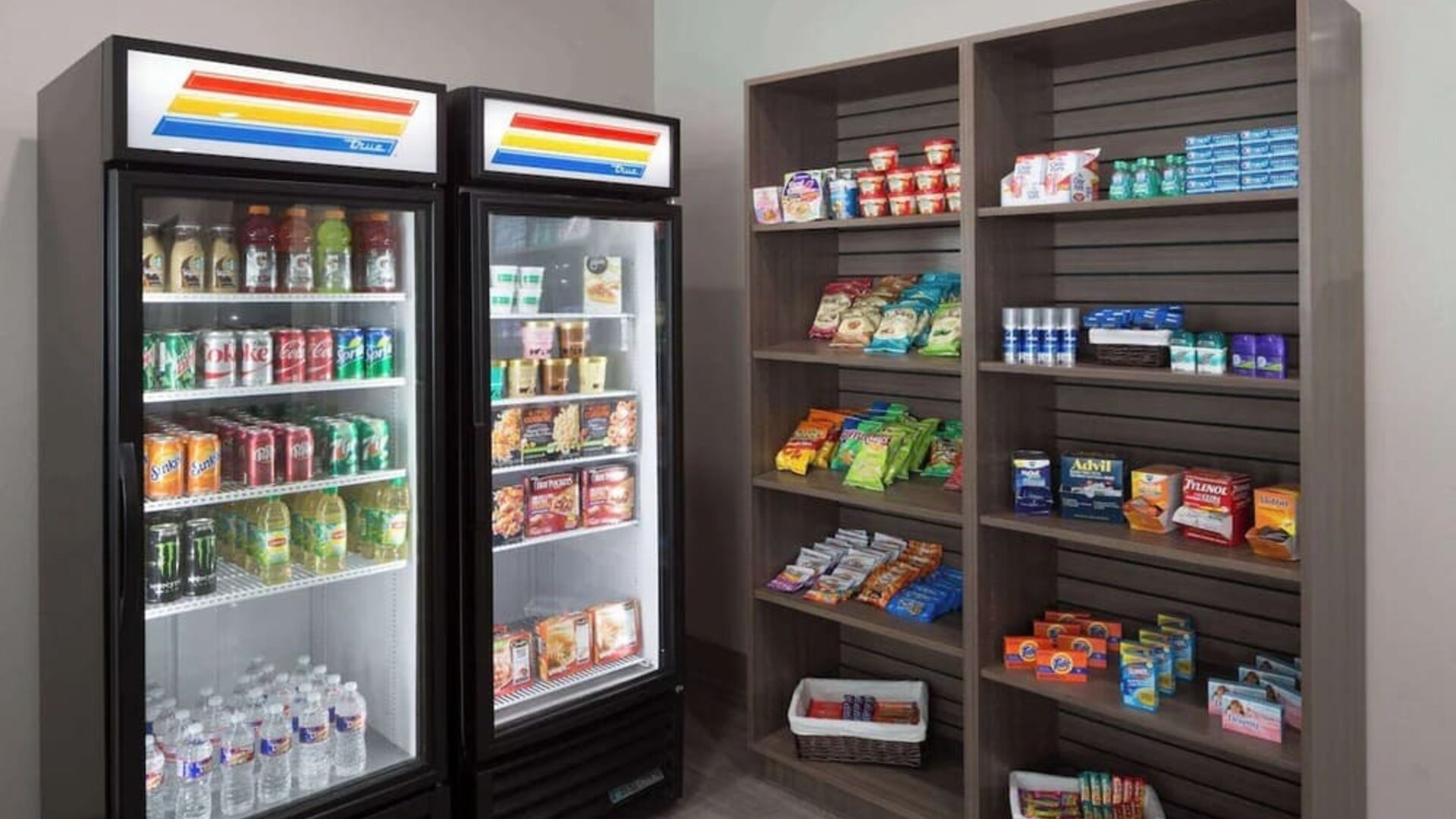 Vending machine at Days Inn & Suites By Wyndham Houston NW Cypress.