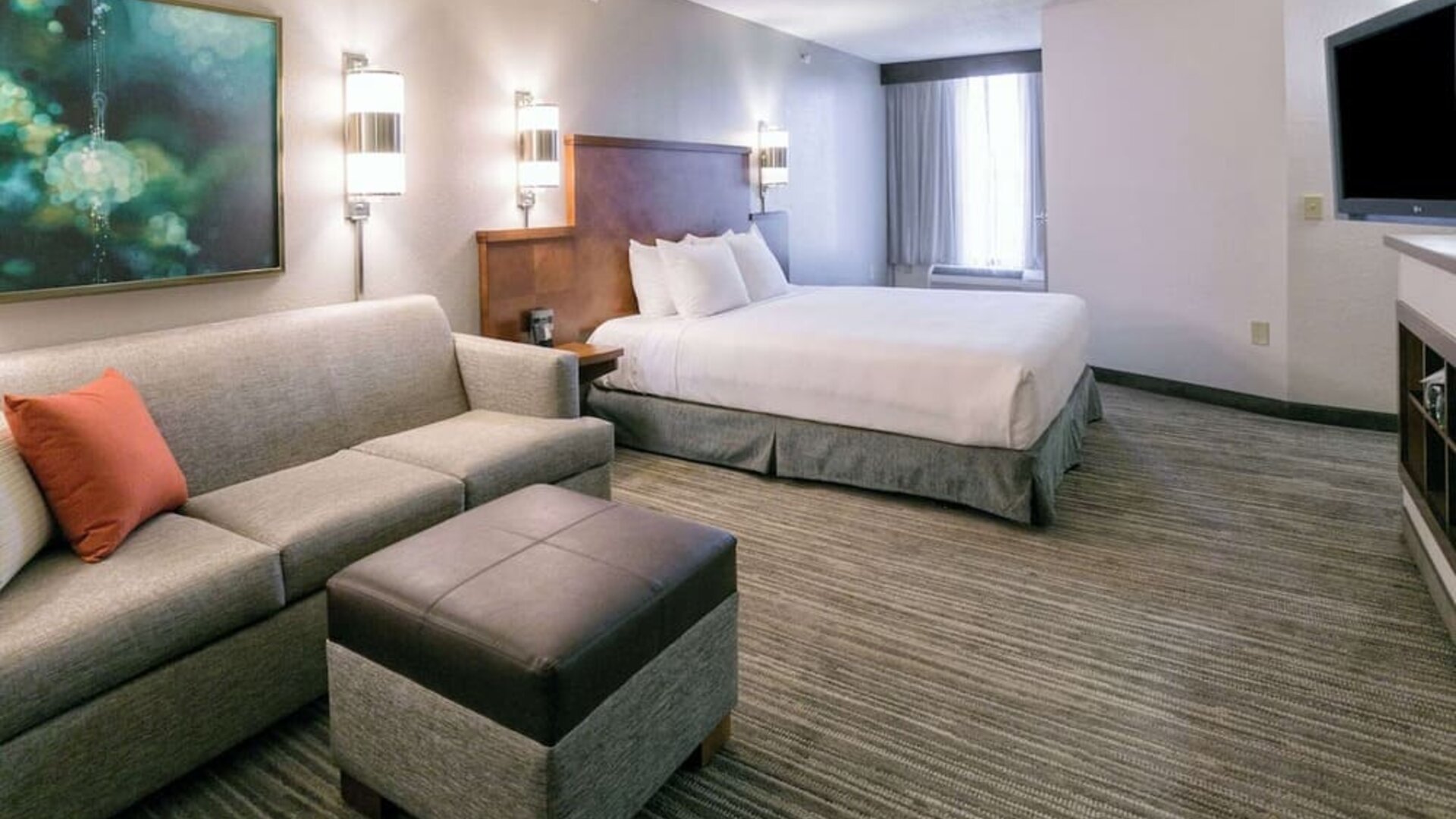 Day use room at Hyatt Place Nashville/Franklin/Cool Springs.