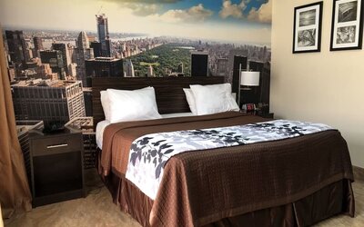 Day use room with natural light at Rodeway Inn Huntington Station.