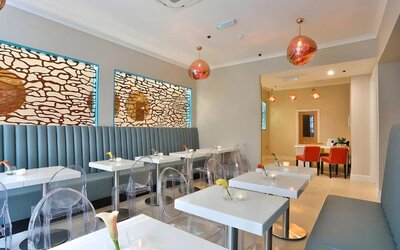 Dining area at The Chapter Hotels - London Hyde Park.