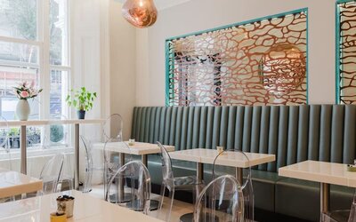 Dining area at The Chapter Hotels - London Hyde Park.