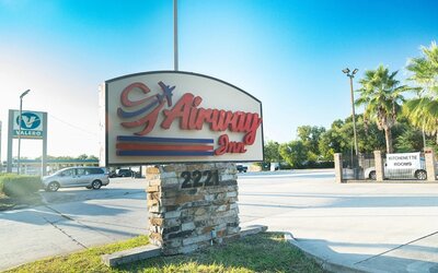 Property exterior at Airway Inn - IAH Airport.