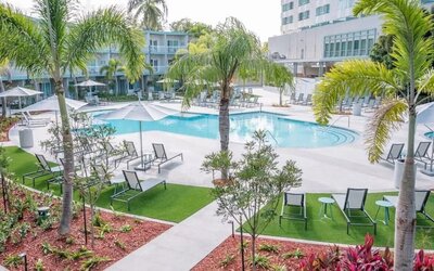 Outdoor pool at Hyatt Centric Isla Verde San Juan.