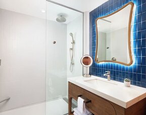 Guest bathroom at Hyatt Centric Isla Verde San Juan.