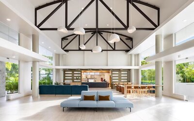 Lobby seating at Hyatt Centric Isla Verde San Juan.