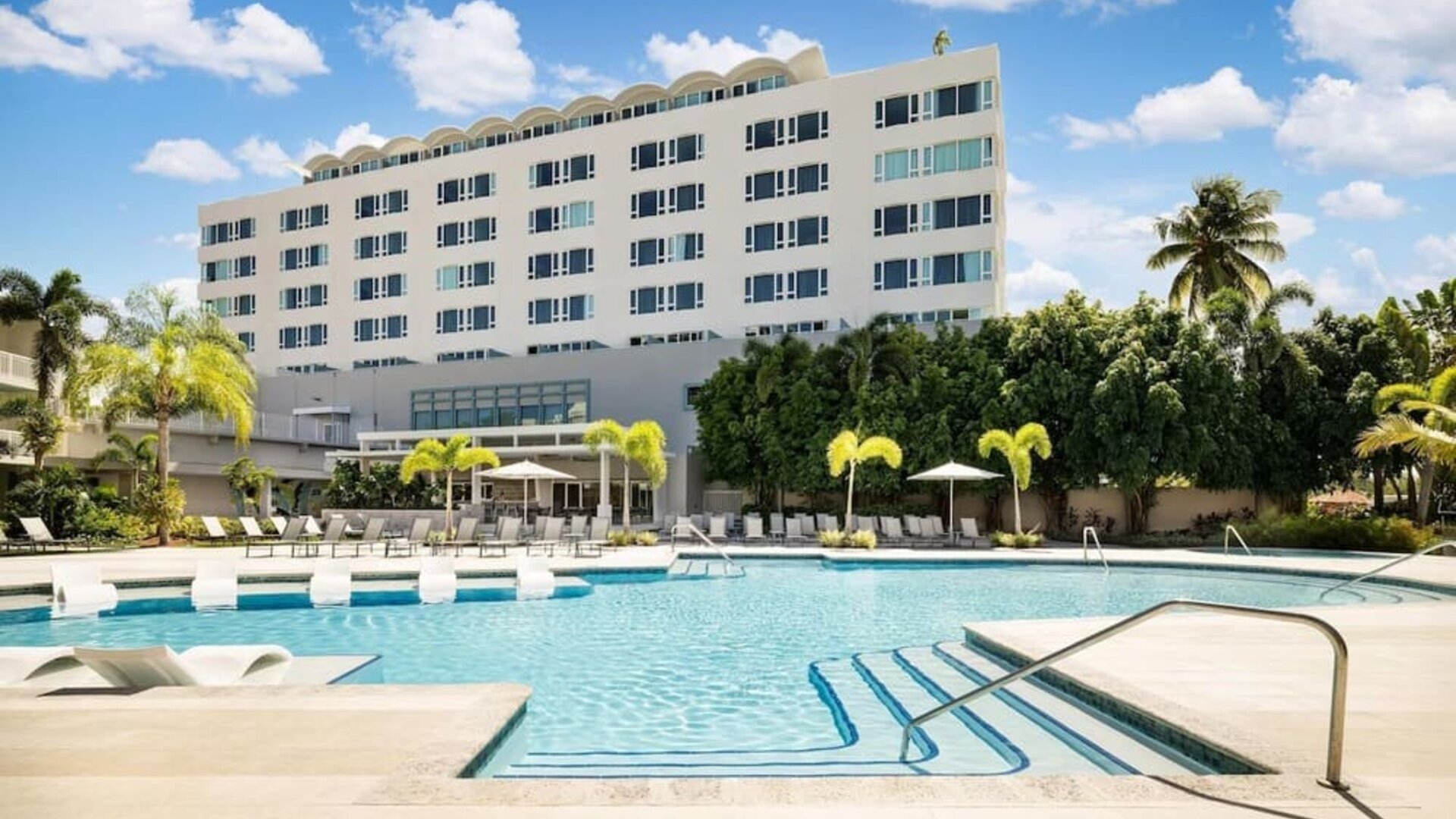 Outdoor pool at Hyatt Centric Isla Verde San Juan.