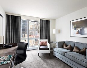 Day use room's workspace at Hotel 48LEX New York.