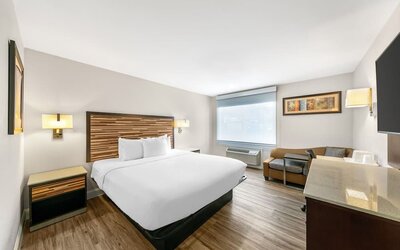 Day use room at Quality Inn & Suites Sacramento Downtown Area.