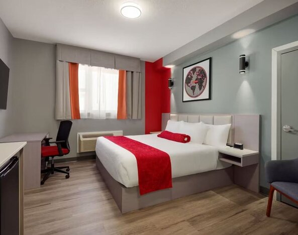 Day use room at Ramada By Wyndham West Edmonton Hotel & Suites.