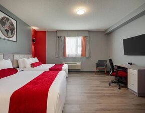 Day use room at Ramada By Wyndham West Edmonton Hotel & Suites.