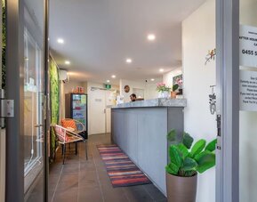 Reception at Motel 10.