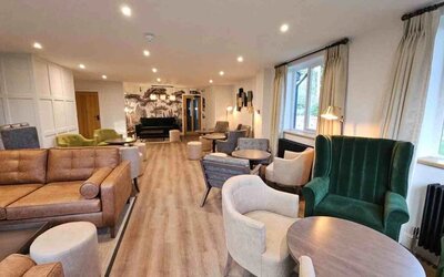 Lounge at The Great Hallingbury Manor.