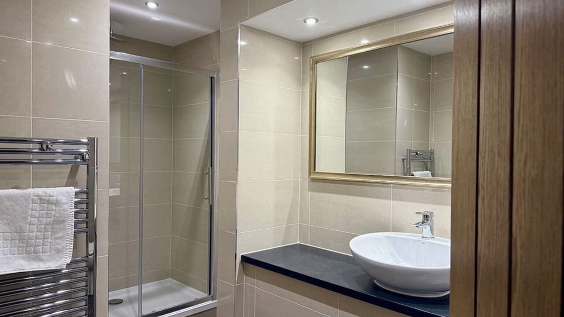 Guest bathroom at The Great Hallingbury Manor.