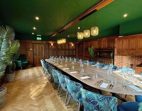 Dining room at The Great Hallingbury Manor.