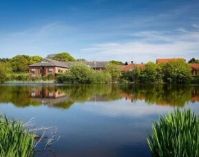 Lake at Dragonfly Hotel Colchester - Surya Hotels.