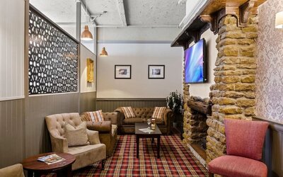 Indoor lounge at Dragonfly Hotel Bury St Edmunds.