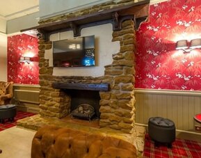 Fireplace at Dragonfly Hotel King's Lynn - Surya Hotels.