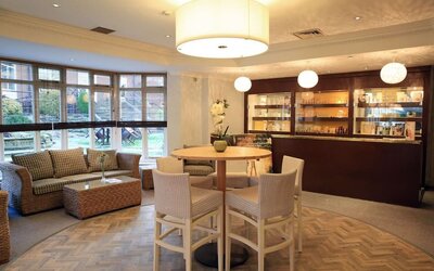 Indoor area at Hog's Back Hotel and Spa - Surya Hotels.