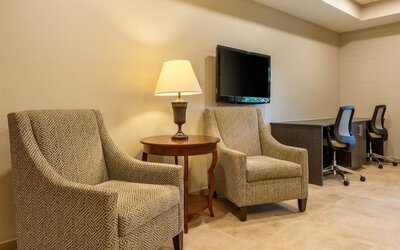 Business center at Candlewood Suites Fort Myers/Sanibel Island.