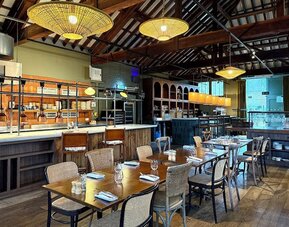 Restaurant at The Ridings, part of Theobalds Estate.