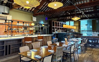 Restaurant at The Ridings, part of Theobalds Estate.