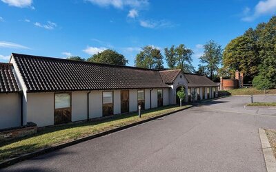 Exterior at The Ridings, part of Theobalds Estate.