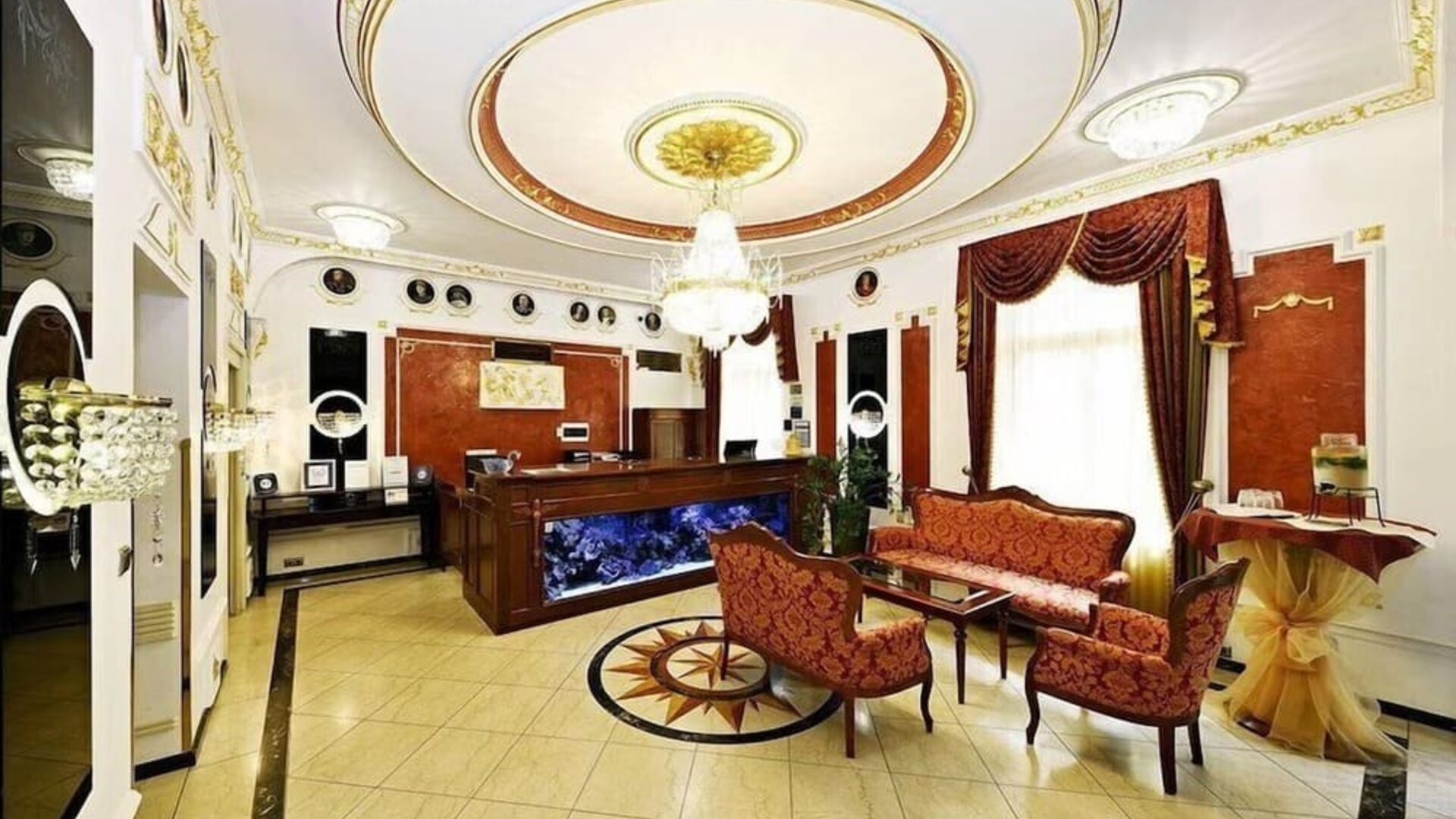 Reception at Hotel General Prague.