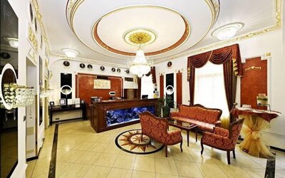 Reception at Hotel General Prague.