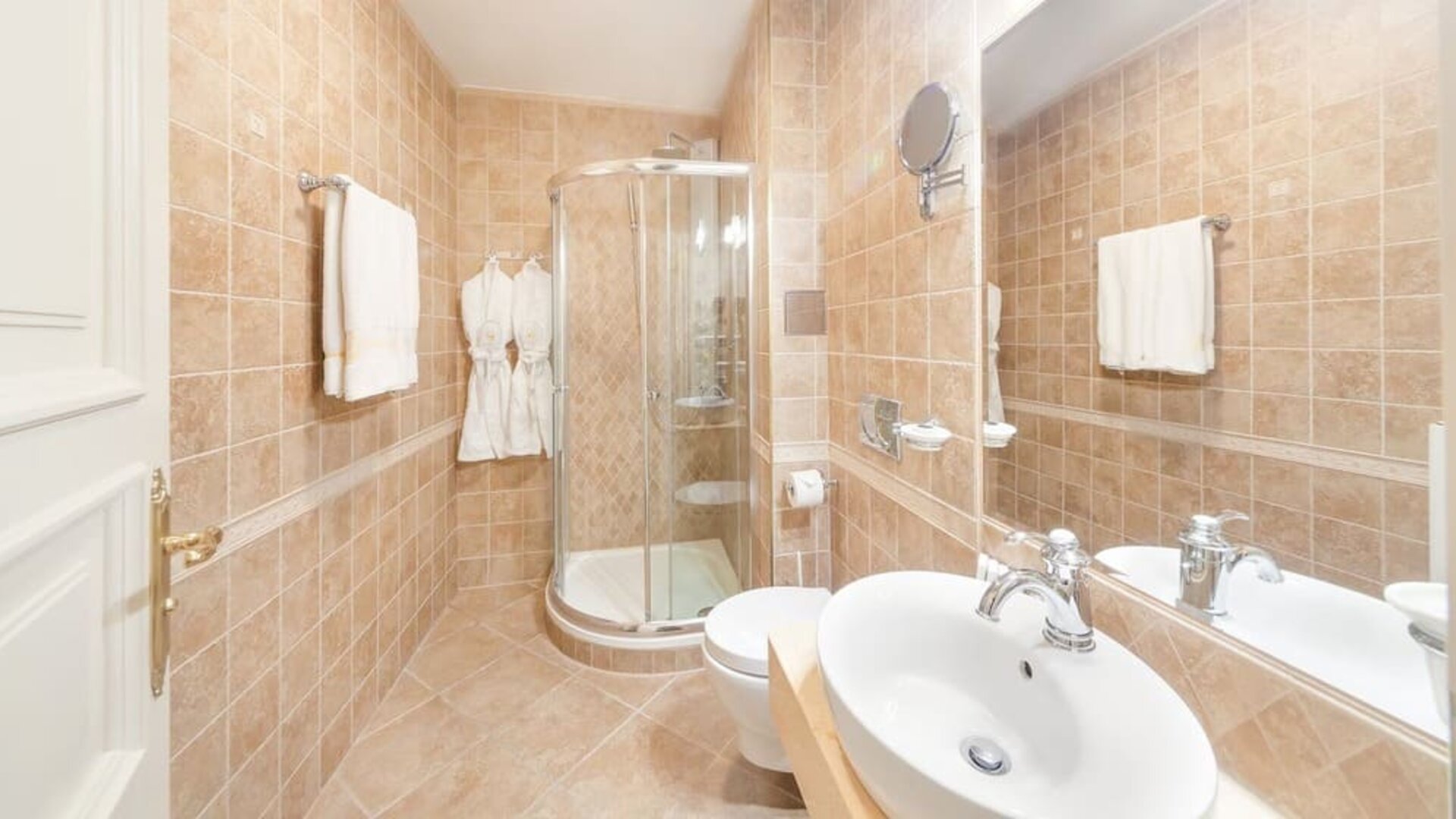 Bathroom at  Hotel General Prague.