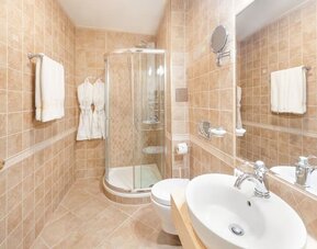 Bathroom at  Hotel General Prague.