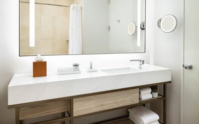 Bathroom at M Social New York Downtown.