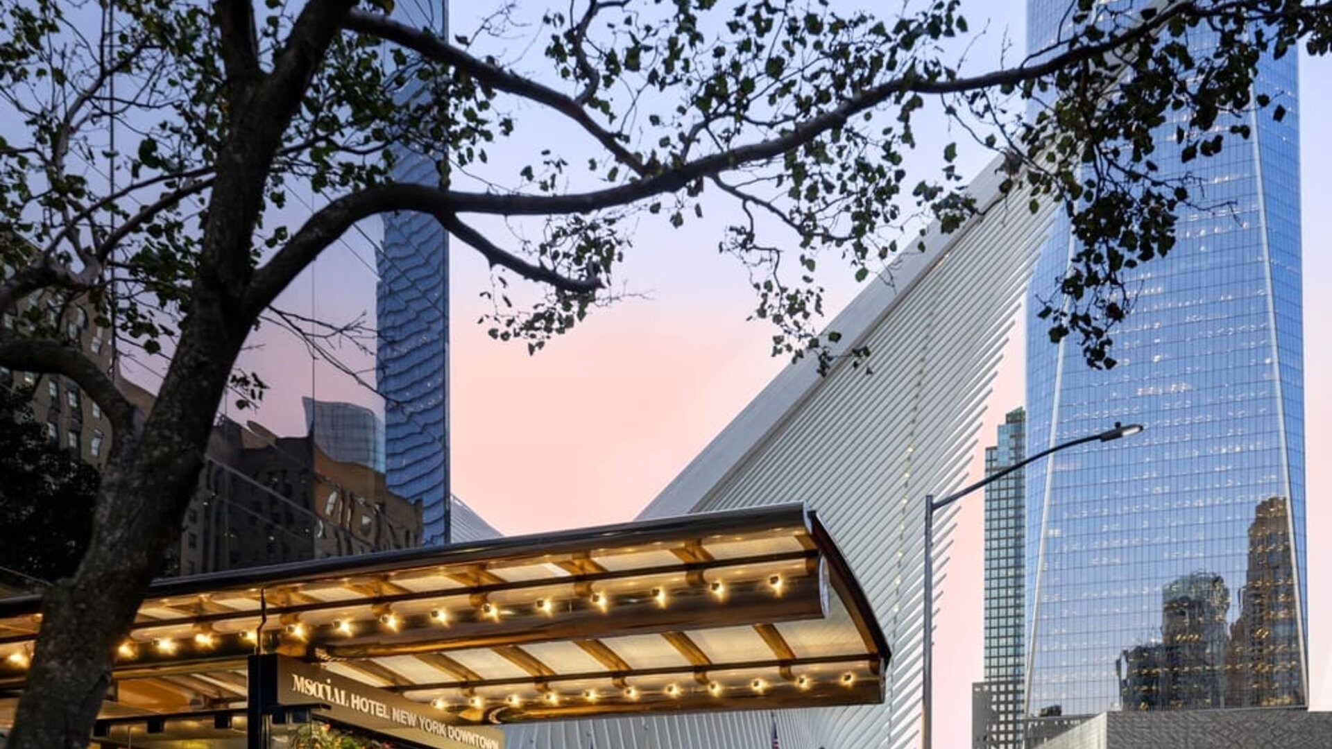 Exterior at M Social New York Downtown.