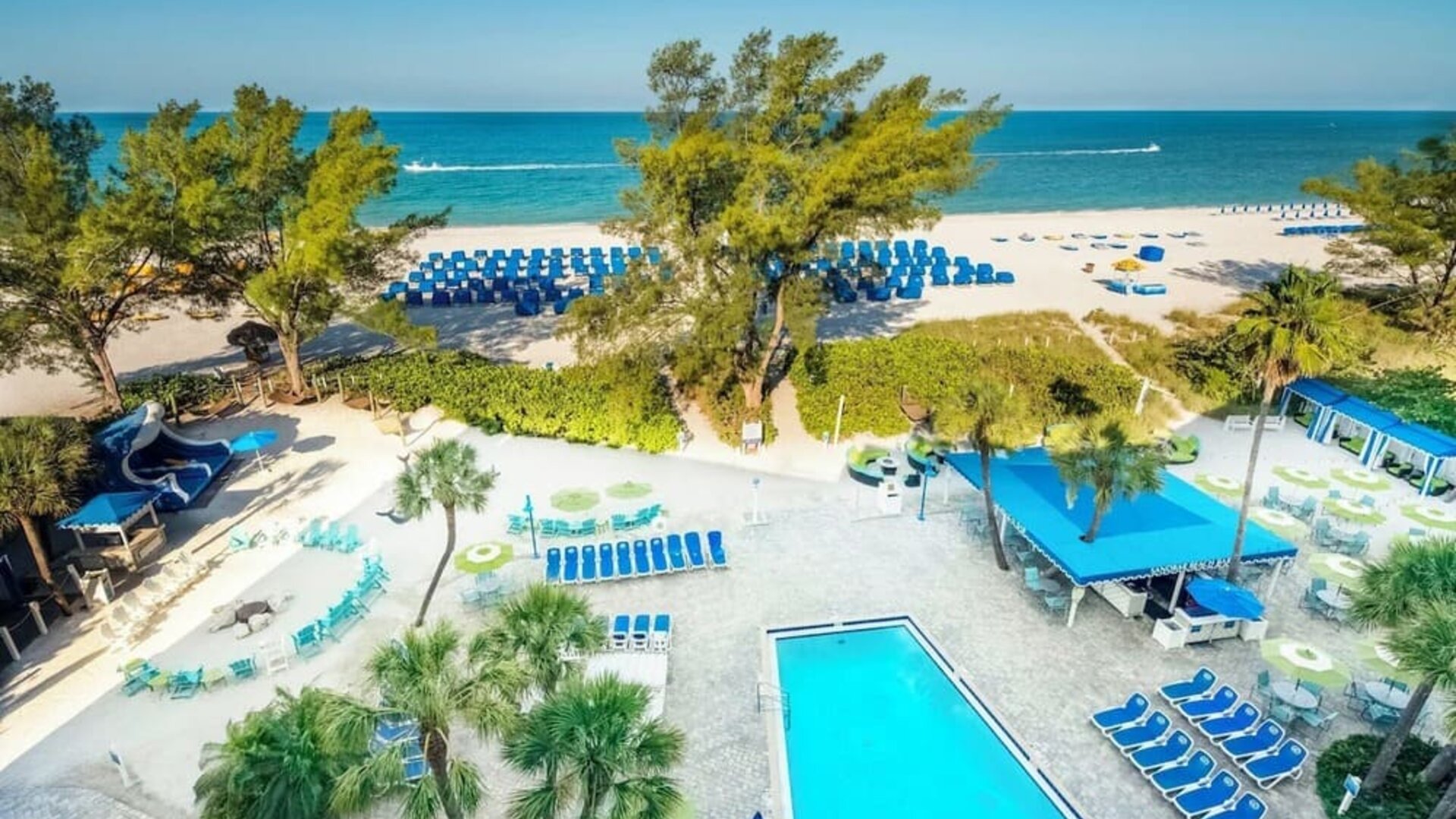Outdoor pool at RumFish Beach At TradeWinds.