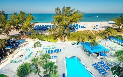Outdoor pool at RumFish Beach At TradeWinds.