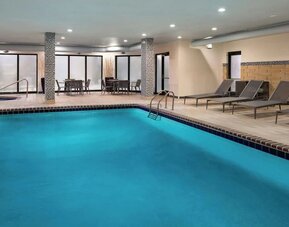 Indoor pool at Courtyard by Marriott Myrtle Beach Barefoot Landing.