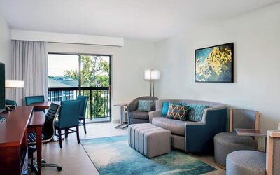 Day room at Courtyard by Marriott Myrtle Beach Barefoot Landing.