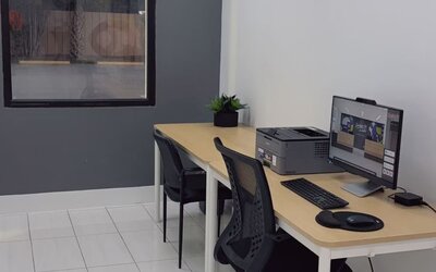 Business center at Baymont By Wyndham Jacksonville Airport.