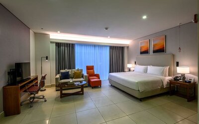 Day room at DoubleTree By Hilton Jeddah Al Andalus Mall.