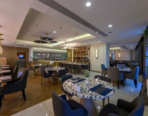 Dining area at DoubleTree By Hilton Jeddah Al Andalus Mall.