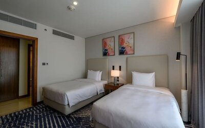 Day room at DoubleTree By Hilton Jeddah Al Andalus Mall.
