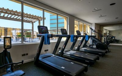Gym at DoubleTree By Hilton Jeddah Al Andalus Mall.