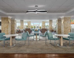 Lobby at Homewood Suites By Hilton Miami Airport-Blue Lagoon.