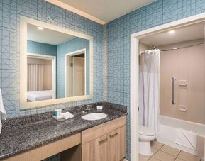 Bathroom at Homewood Suites By Hilton Miami Airport-Blue Lagoon.
