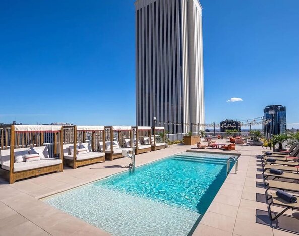 Pool at Canopy By Hilton Madrid Castellana.