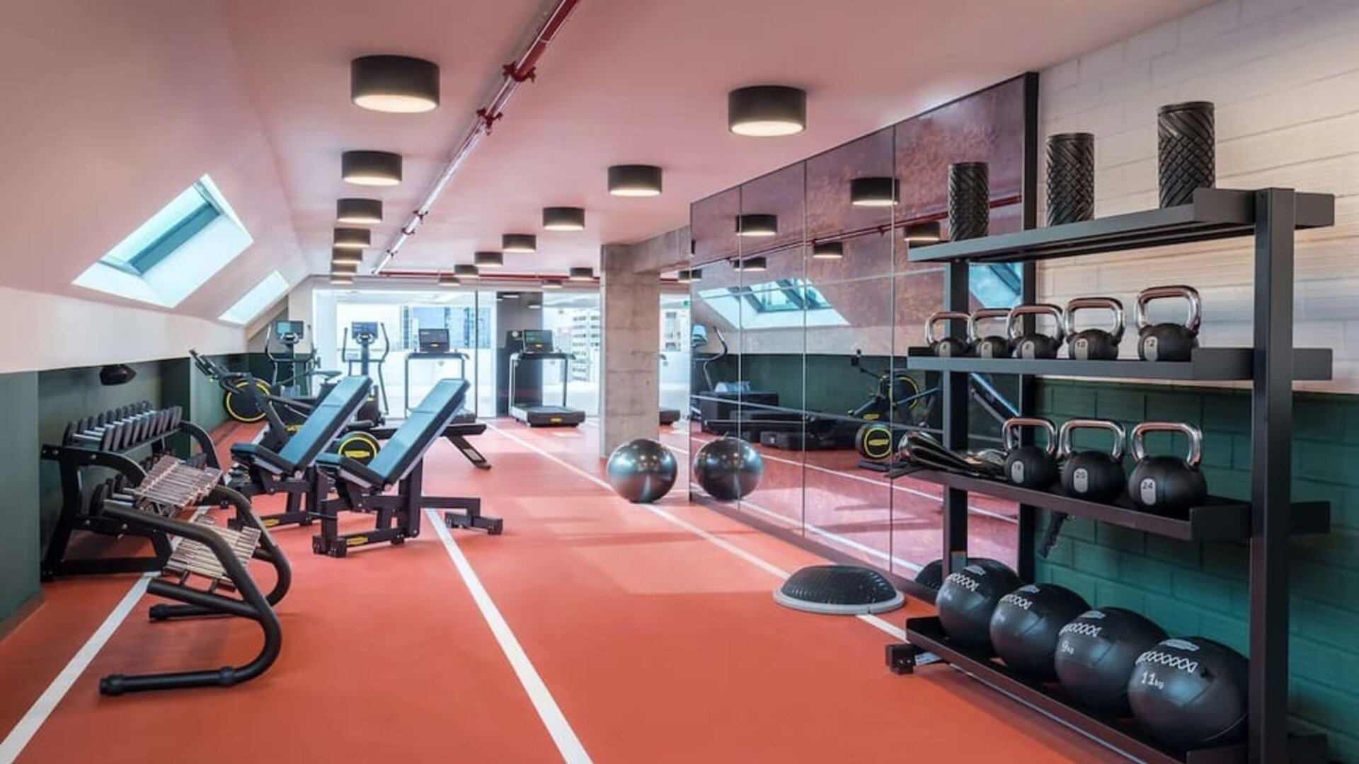 Fitness center at Canopy By Hilton Madrid Castellana.