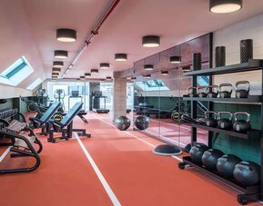 Fitness center at Canopy By Hilton Madrid Castellana.