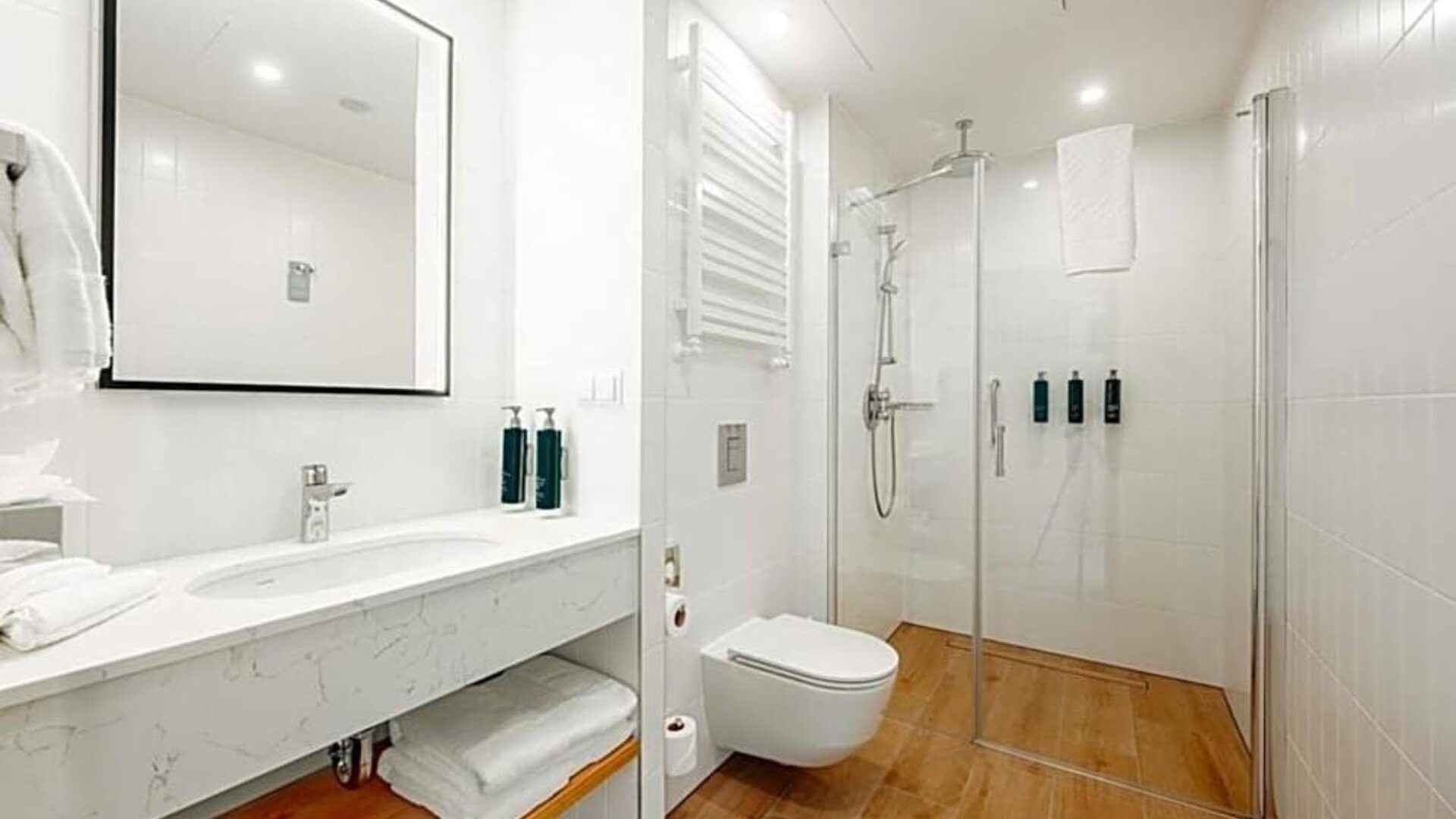 Bathroom at Hilton Garden Inn Radom.